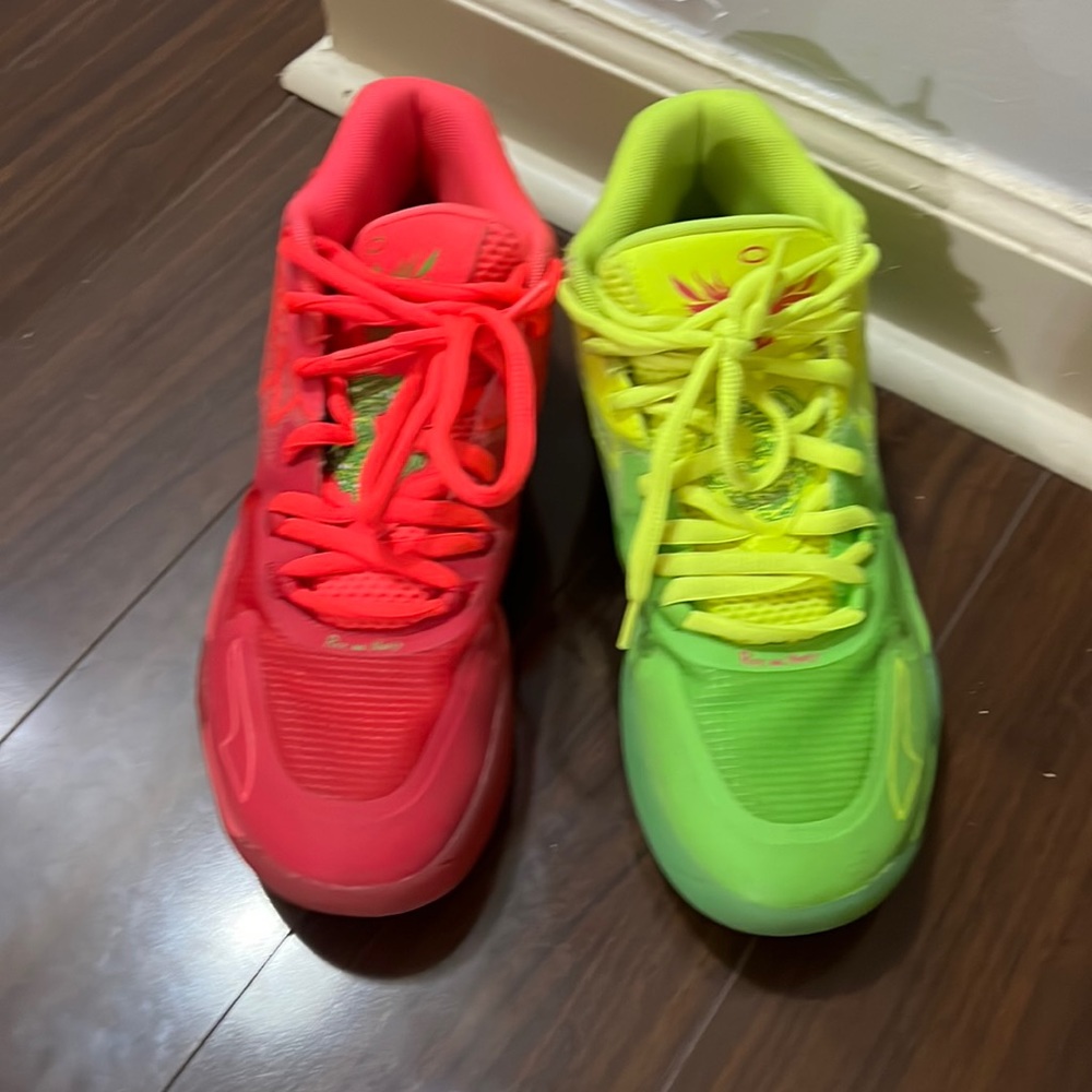 Rick and Morty Melos.  Men’s size 8.5